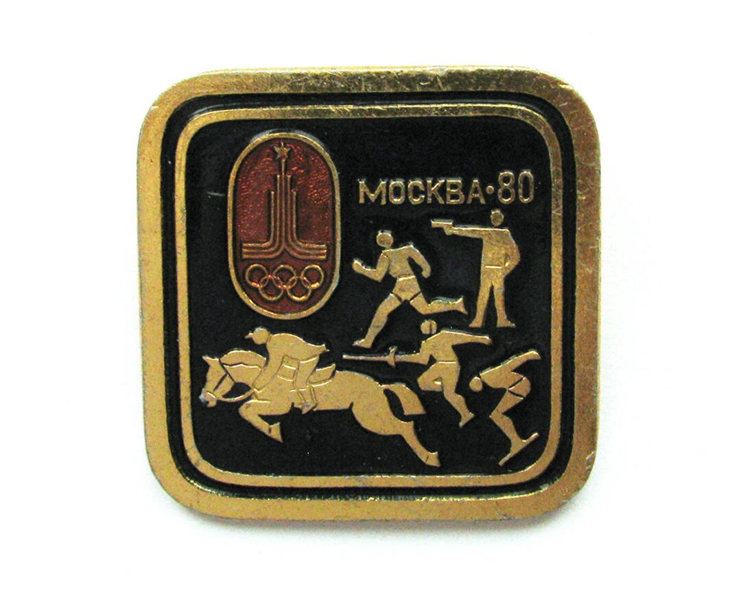 Insigne épingle Soviétique URSS - Touriste Jeux Olympiques - Vintage