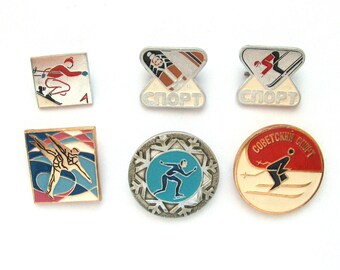 Winter sport Pins, Pick your pin, Vintage badge, Christmas, Xmas, Skiing Pin, Soviet Vintage Pin, Soviet Pin, USSR, 80s