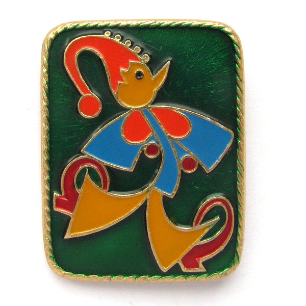 Clown Pin, Petrushka, Circus Pin, Soviet Badge, Child, Boy, Vintage badge, Circus, Pin, Russian, Enamel Pin, Soviet Pin, USSR, 80s