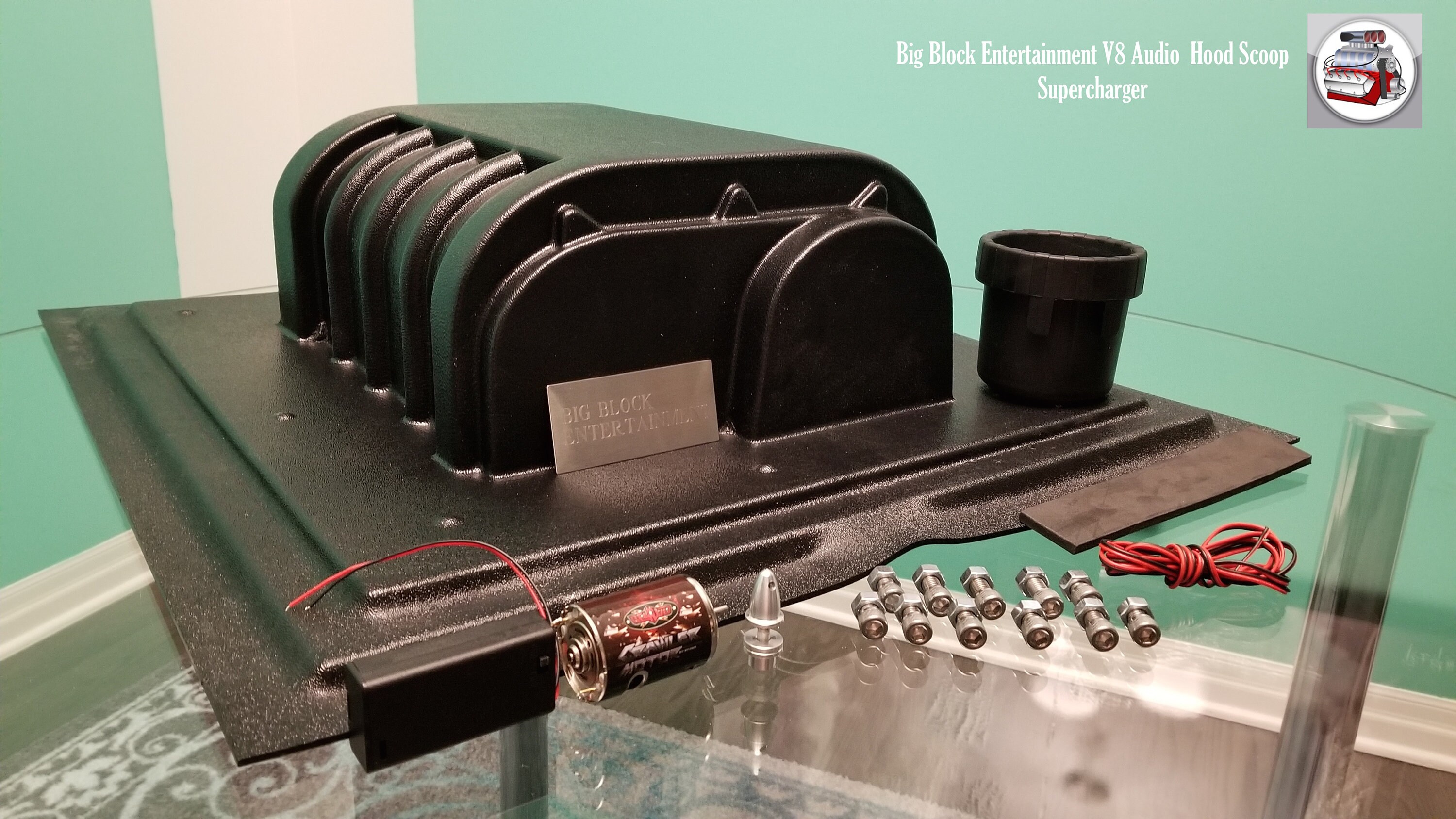 Big Block Entertainment V8 Induction Hood Scoop Supercharger Etsy Canada