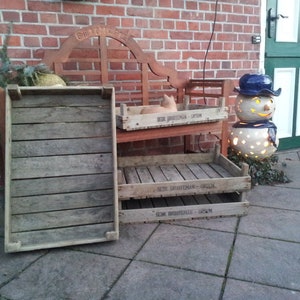 Beautiful stable crate, wooden box, shabby image 1