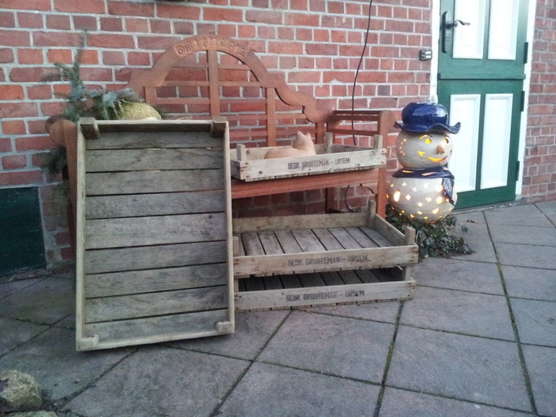 Beautiful stable crate, wooden box, shabby image 1