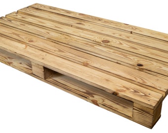 geflammte Holzpalette Möbel- und Regalbau | Neu | 120x60x12,5 cm | schöne Holzmaserung für besondere DIY Möbel, Bett, Lounge