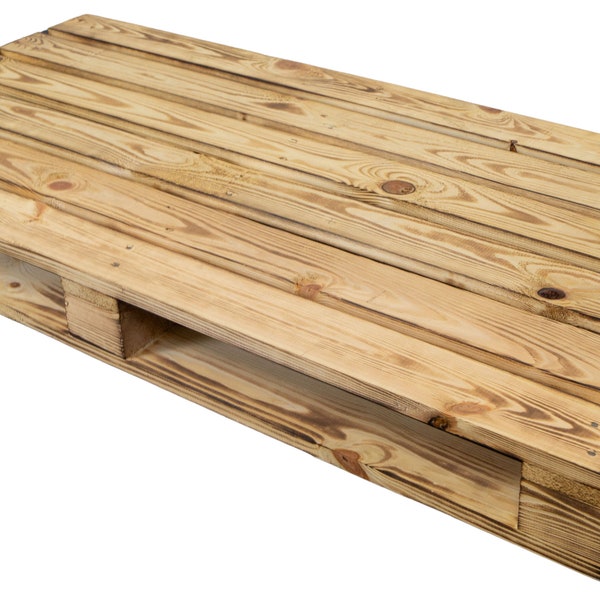 geflammte Holzpalette Möbel- und Regalbau | Neu | 120x60x12,5 cm | schöne Holzmaserung für besondere DIY Möbel, Bett, Lounge