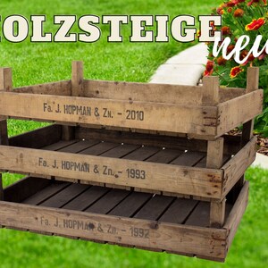 Beautiful sturdy walkways, wooden box, shabby image 2