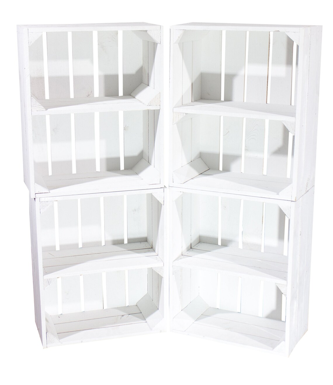 Flat White Shelf Box With Center Board 50cmx40cmx22cm White Etsy