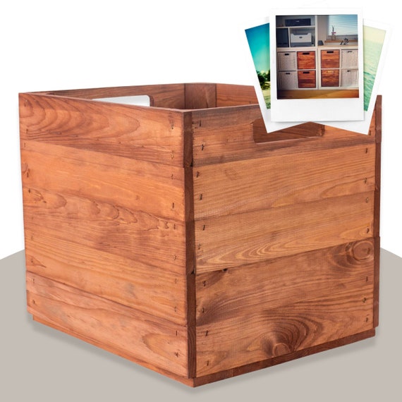 Spar Set Kallax Box en Used Look, adecuado para el estante / almacenamiento  / caja de manzana / caja de frutas / caja de vino ikea Kallax -  España