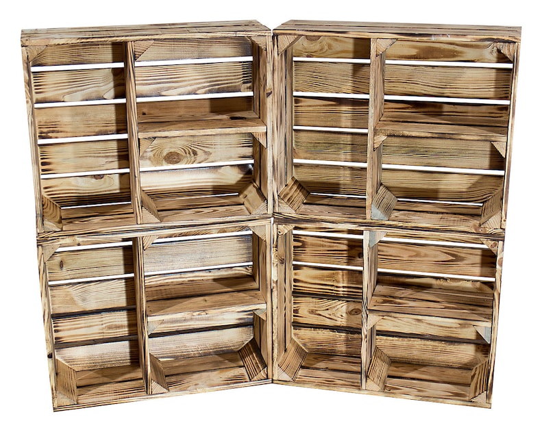 Johanna - Juego De 2 Cajas De Fruta Con Base Flameada (2