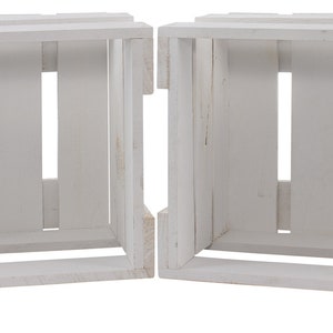 New White Wine Box 46x30.5 x 24 cm Fruit Box Apple Box Furniture Shelf DIY Furniture Making Wine Stock image 4