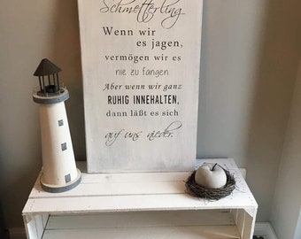 Grande boîte en bois Shabby Chic avec planche centrale 68X40.5 x 31 cm , boîtes à fruits , boîtes à vin , boîtes en bois , boîtes à pommes , boîtes décoratives