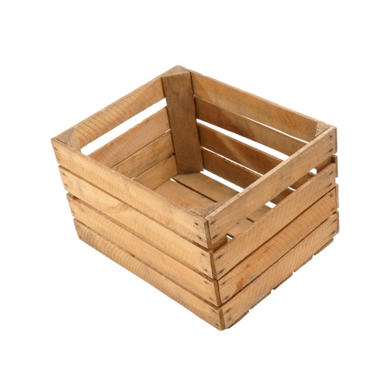 Caja de frutas, caja de vino, caja de manzanas, decoración de