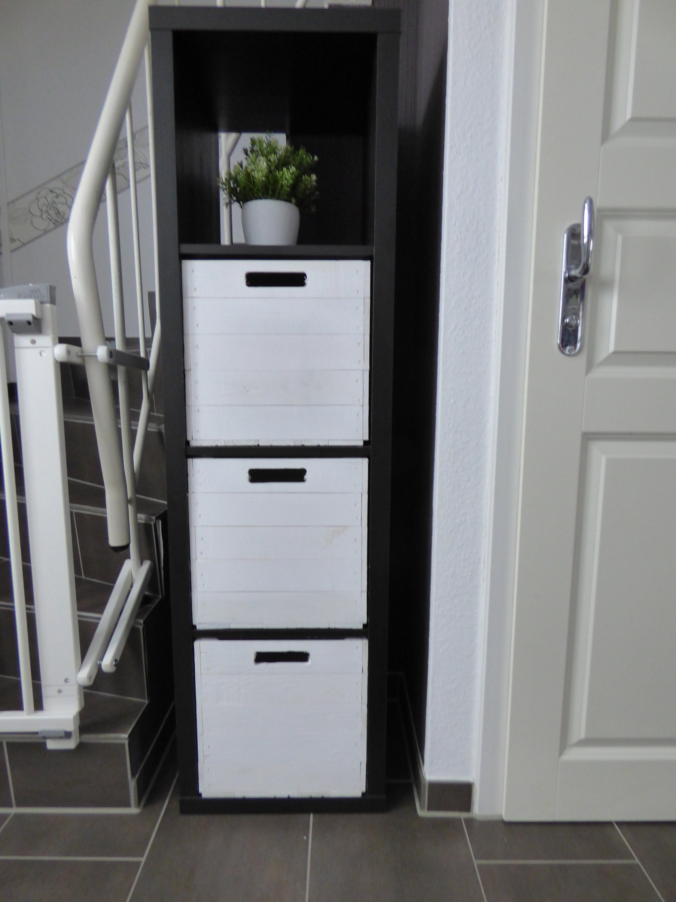 KUGGIS Boîte de rangement avec couvercle, blanc, 32x32x32 cm - IKEA