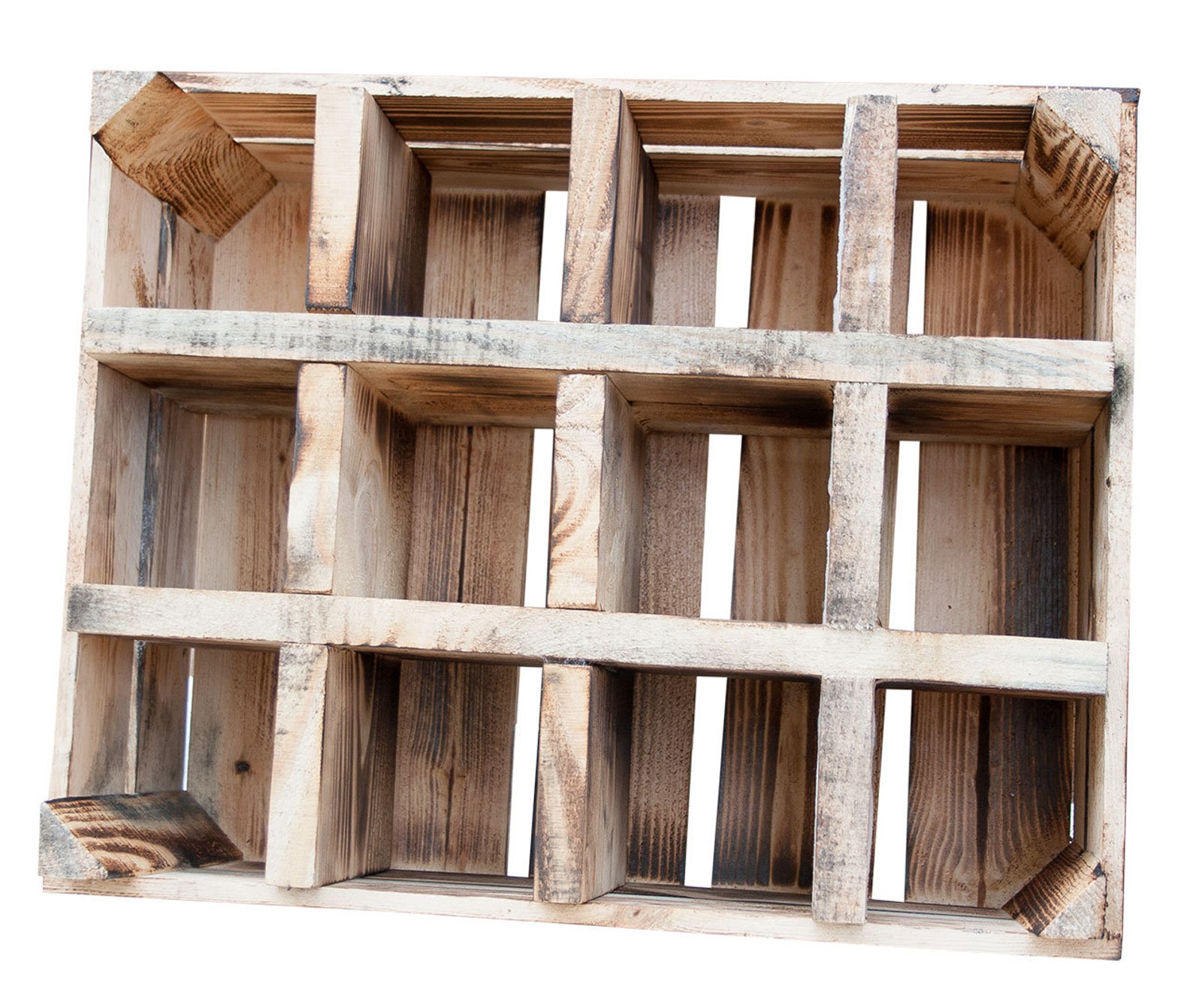 2x Flamed Wine Racks Shelf Bottle Rack Box - Etsy