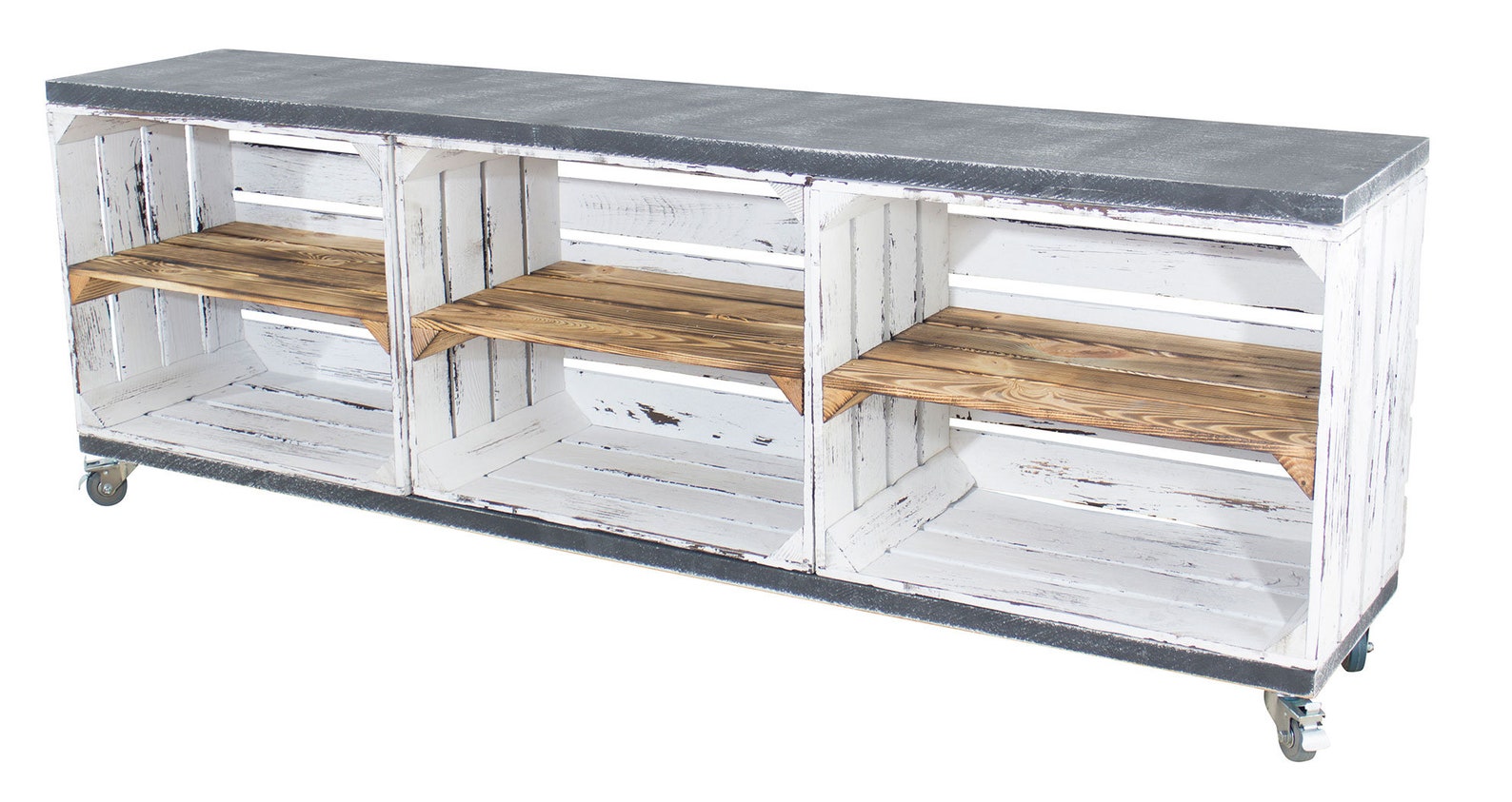 Vintage TV on Wheels, 150x53x30cm Etsy