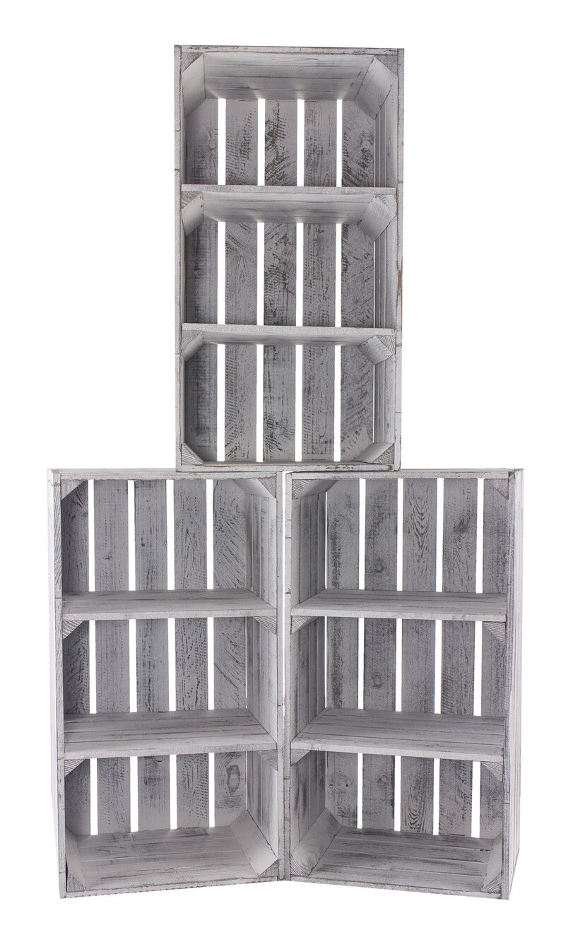 Narrow Shelf Box in Vintage Design 75x40x31cm Wooden Box Shelf Etsy