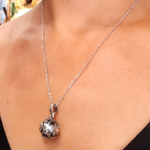 Chime ball necklace Harmony ball jewelry Angel caller ball Pregnancy ball pendant Angel chime necklace Bola necklace Maternity jewelry