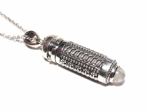 Sterling silver shop bullet necklace