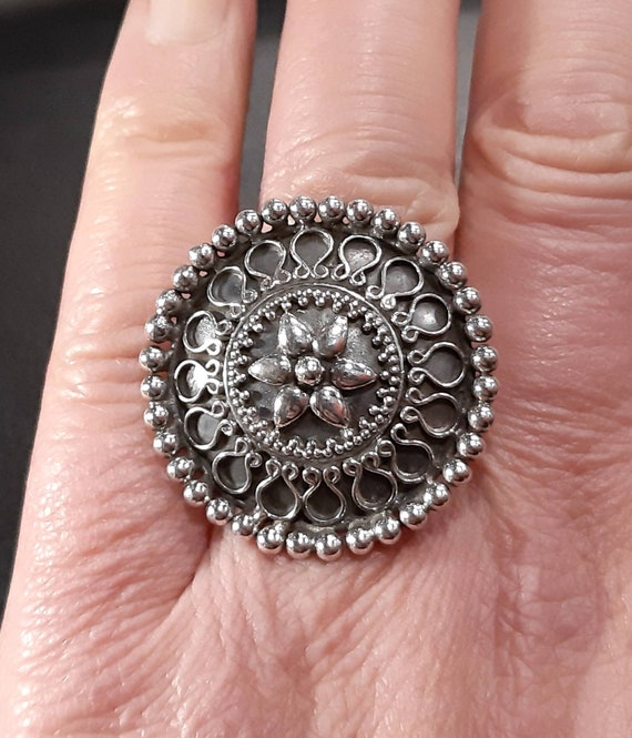 バブルガムリング リップ タン Chrome Hearts BUBBLGM LT Bubble Gum Lip and Tan Silver Ring