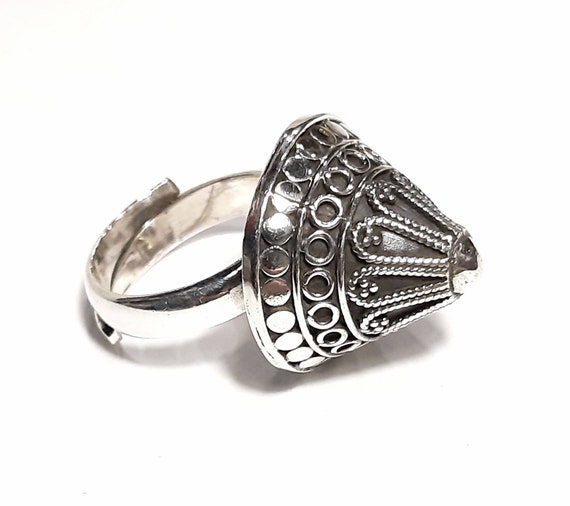 ヴィンテージ！Silver Round Dome リング Vintage Navajo Sterling Silver Dome Ring – Aurum Jewelers