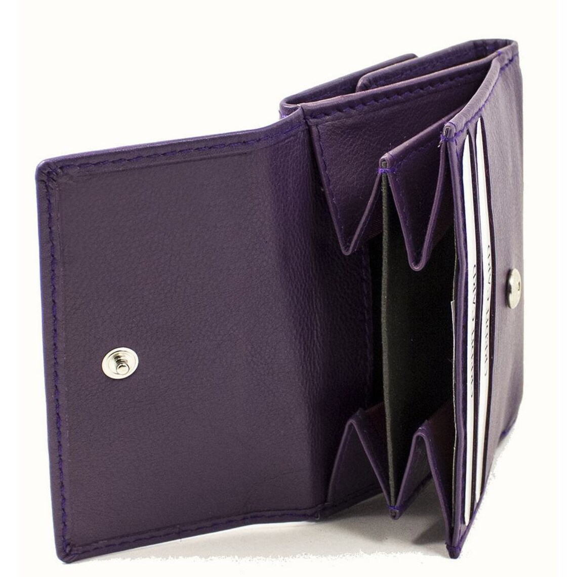 Purple Wallet Leather Wallet Ladies Purse Small Ladies Wallet Etsy UK