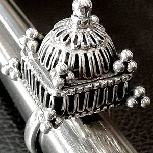 Collier de 3 conchos vintage en argent sterling, estampés à la