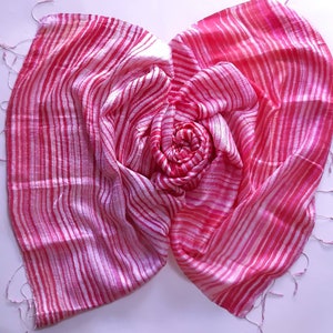 Ikat silk shawl Handwoven shawl Handmade ikat shawl Raw silk shawl Thai silk shawl Pure silk shawl Natural silk shawl Handwoven silk shawl