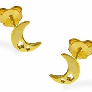 Halbmond Ohrringe Sterling Silber Ohrstecker Gold Halbmond Ohrstecker Mond Mond Ohrringe Mond Ohrringe Mond Ohrringe Mond Ohrringe Halbmond Ohrstecker