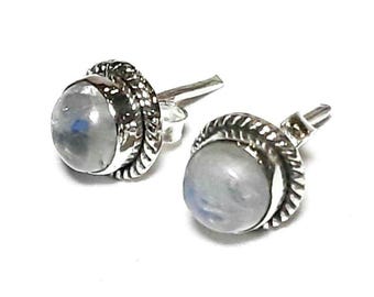 Orecchini in labradorite Orecchini in argento sterling Orecchini a bottone in labradorite Orecchini a bottone in labradorite Orecchini con pietre preziose in labradorite Gioielli in labradorite