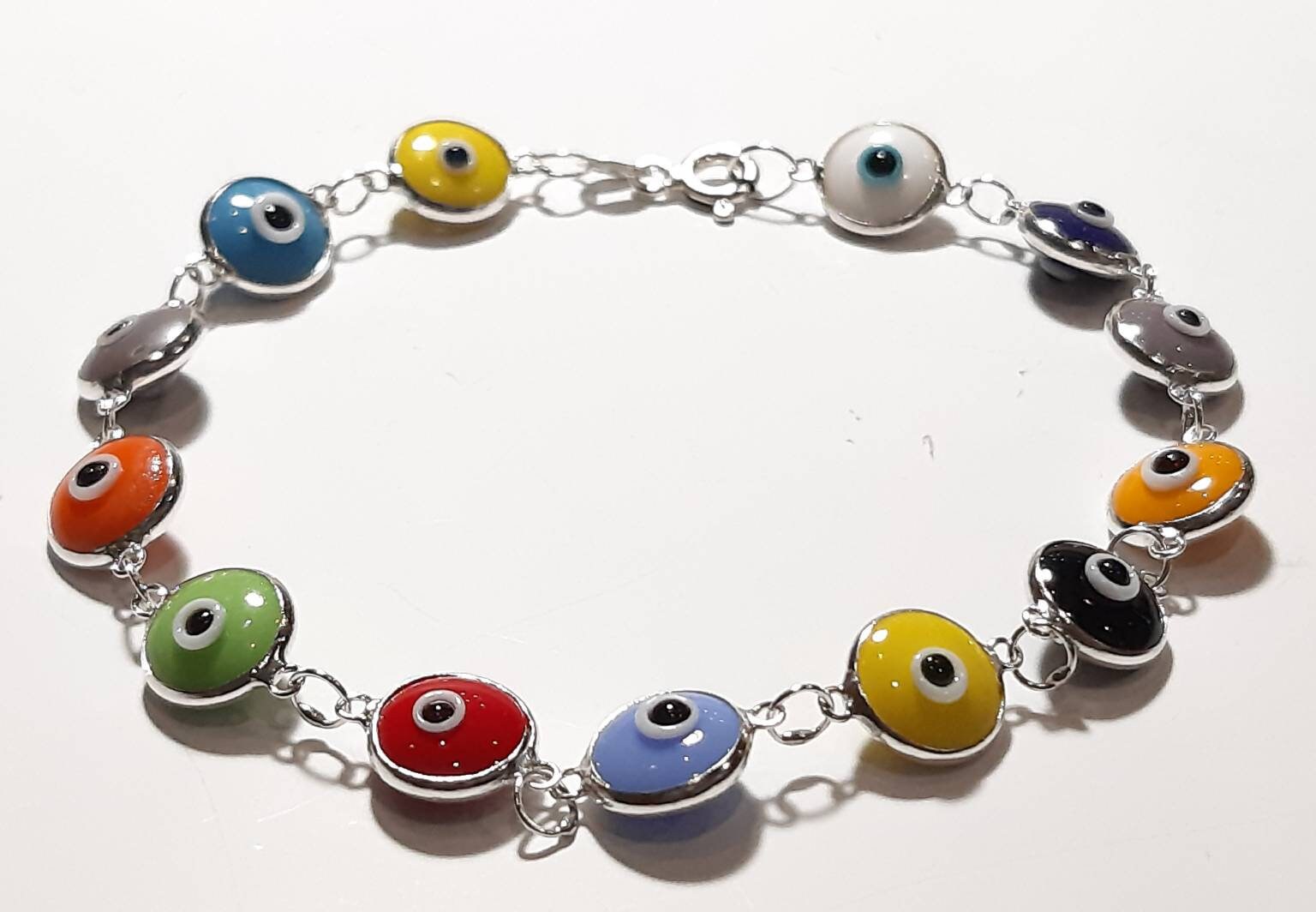 Evil Eye 925 Sterling Silver Bracelet