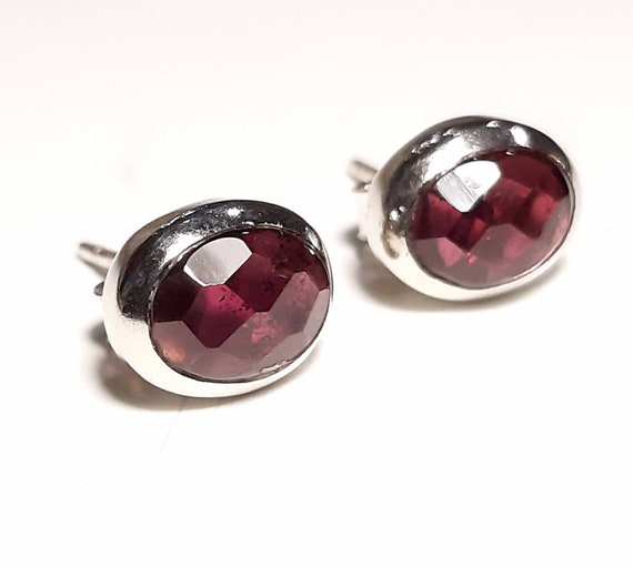 Etsy garnet deals earrings