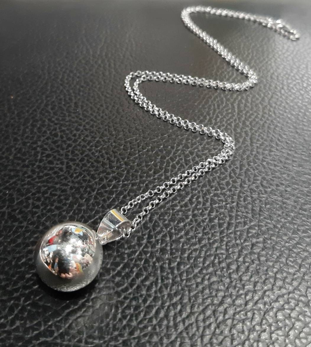 Meditation ball necklace deals