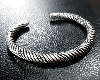 Bysantinskt armband 925 sterlingsilver Tvinnad silvermanschett Sammanvävt armband Flätat armband Vävt silverarmband Repkedjearmband