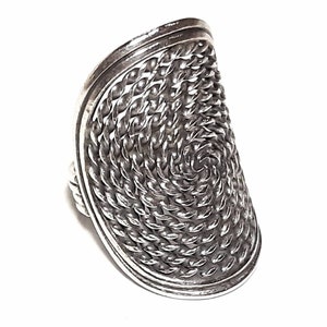 Anillo espiral Anillo infinito de plata esterlina Banda ajustable Anillo de llave griega Banda espiral de eternidad Anillo de remolino Anillo círculo de la vida Anillo circular