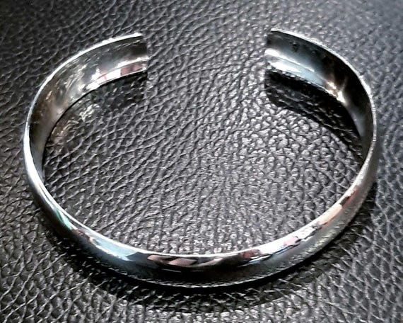 Wide cuff 925 Sterling silver bracelet Adjustable cuff bracelet Unisex bracelet Wide silver cuff Plain cuff Wide open bangle Mens bracelet