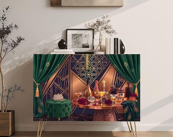 Cocktail Drinks Cabinet, Glamourous Conversation Piece Furniture