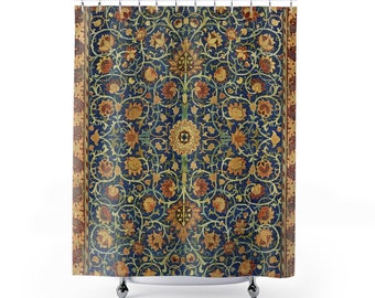 William Morris Carpet Pattern Boho Decor Shower Curtain