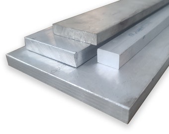 1/2" X 3/4" X 36" Long Aluminum Flat Bar Solid 6061-T6511 