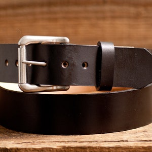 Leather Belt, Full Grain Leather Belt, Black Leather Belt, Mens Leather Belt, Womens Leather Belt