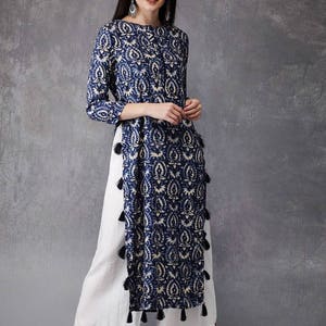 Tassel top kurtis online