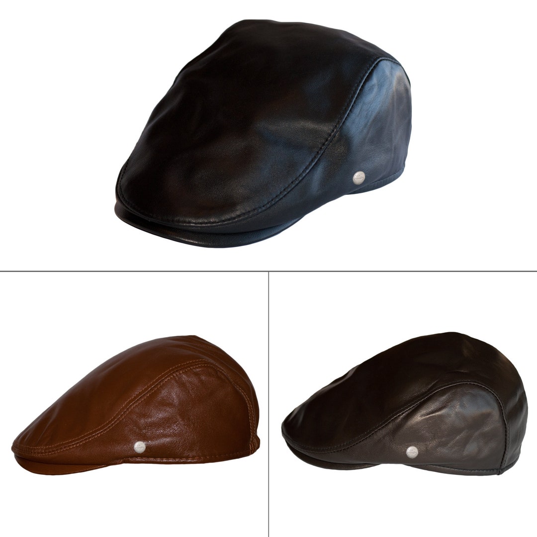 Flat Cap Leather Hat Cabbie Irish Golf Gatsby Ivy Dai Cap Duckbill