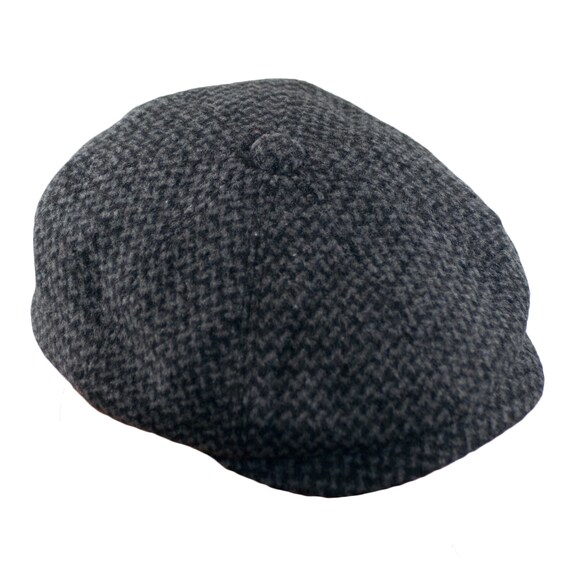 tweed wool cap