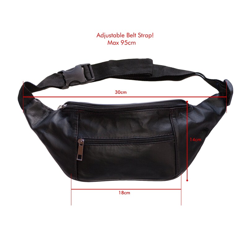plain waist bag