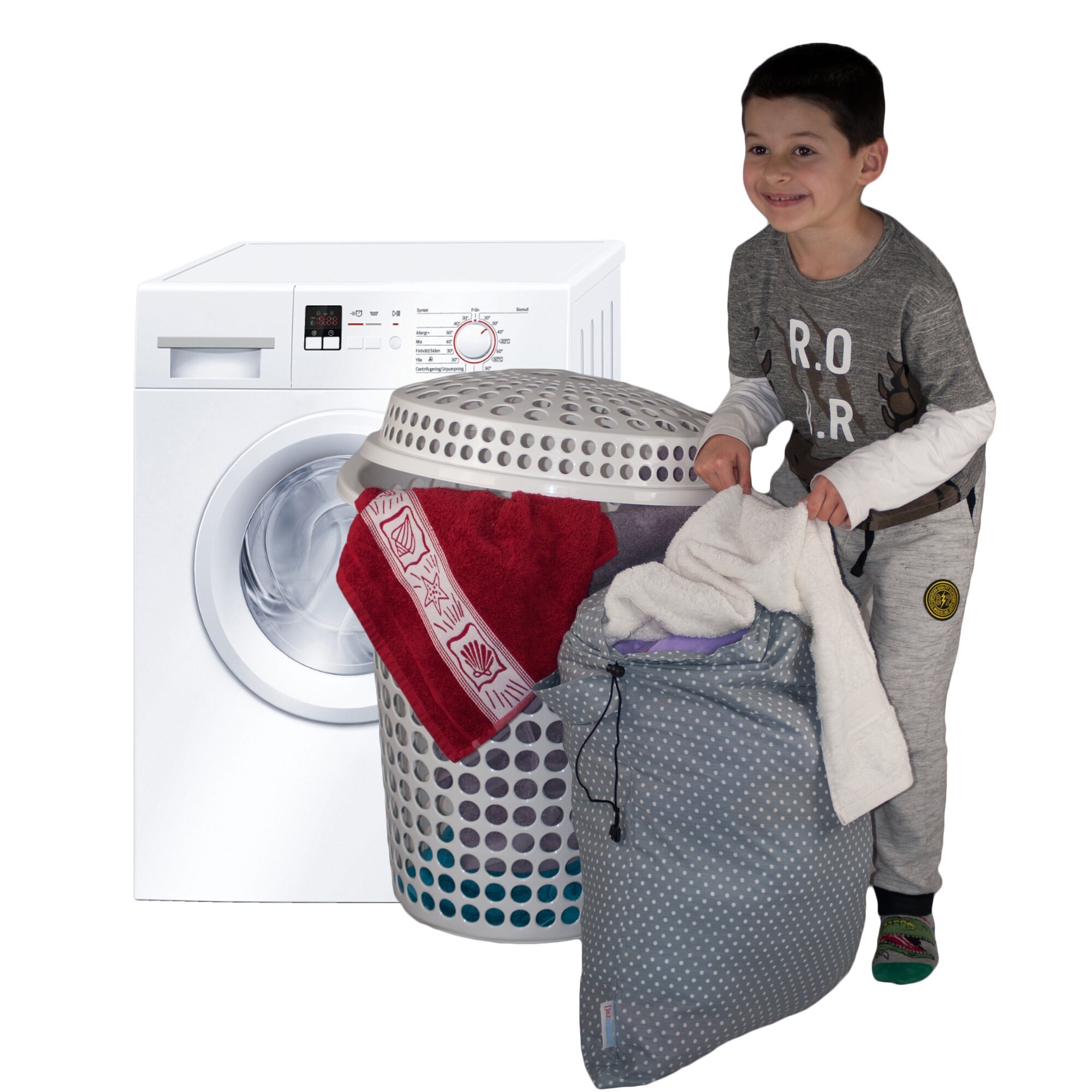 Extra Large Laundry Bag Cotton Drawstring Bags Washing Basket Etsy