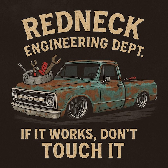 Patina C10 Truck Art | Redneck Engineering Dept. (digital Download