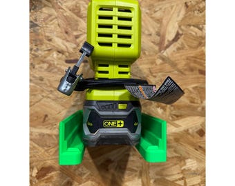 Ryobi 3D Printed Power Tool Wall Mount | Cordless Tool Holder | Garage Tool Organizer | PLA Tool Mount