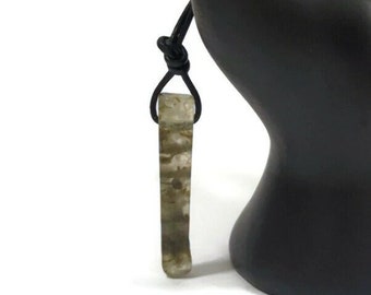 Green Gemstone Prehnite Necklace