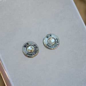 9mm Bullet Earrings