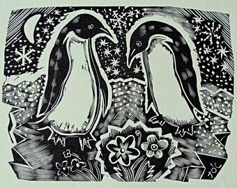 JOHN O'CONNOR Wood Engraving from 1999 Limited Edition of People & Places, The Whittington Press