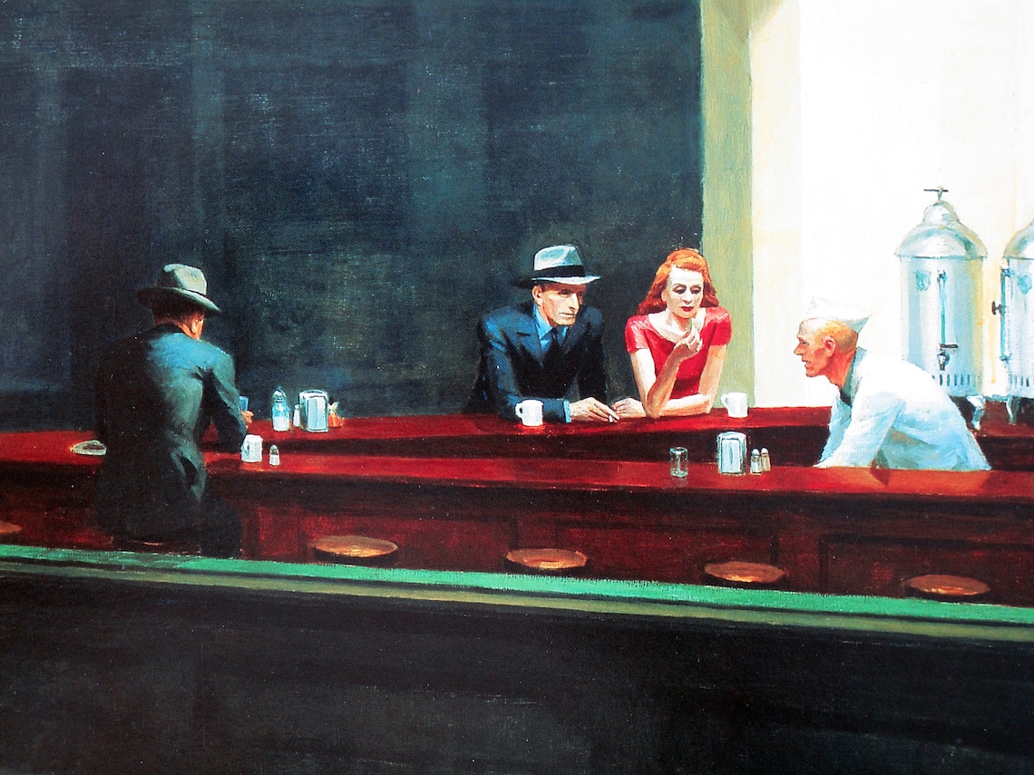 Картина ночные ястребы эдварда хоппера