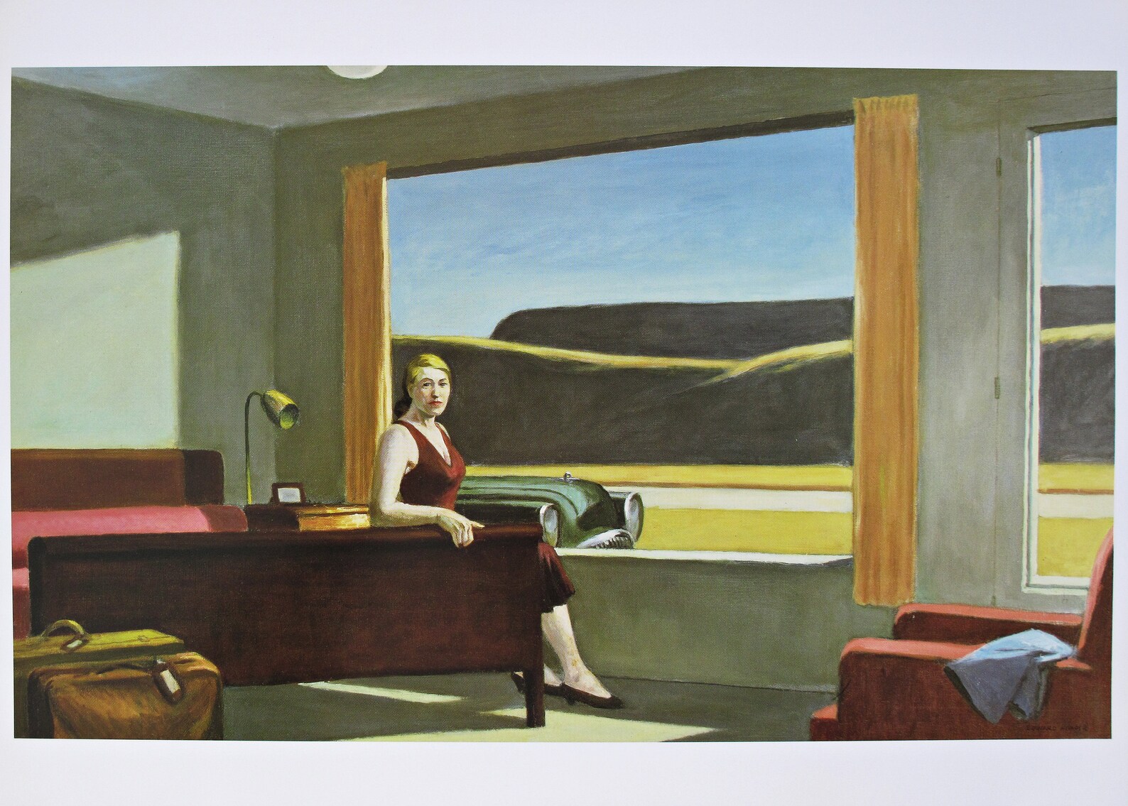EDWARD HOPPER 'western Hotel' Print 1932 American Etsy